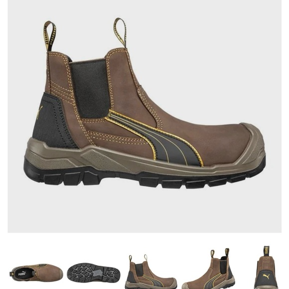 Men's Puma Safety Tanami Mid Composite Toe Waterproof Boots $79 Men’s Size 11W - Picture 6 of 14